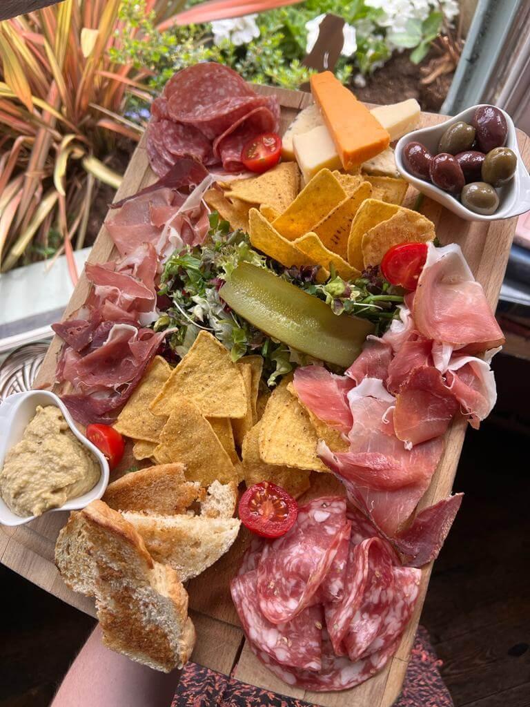 Chequers on the green antipasti.JPG